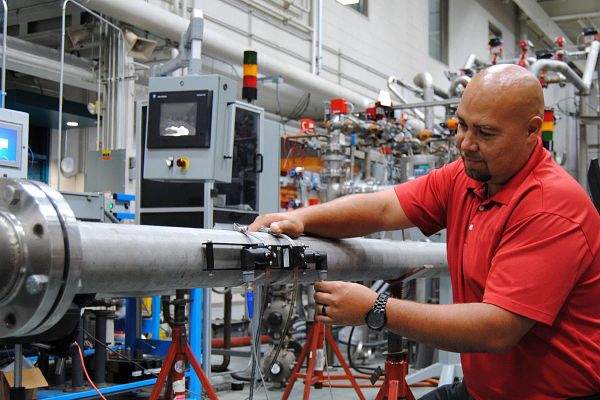 Clamp-on Flow Meter Installation