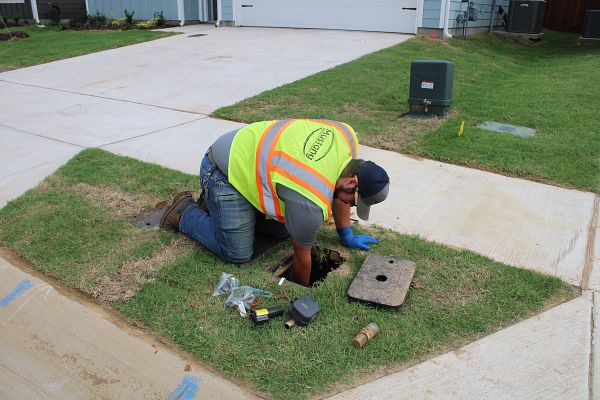 Cellular endpoint installation in pit
