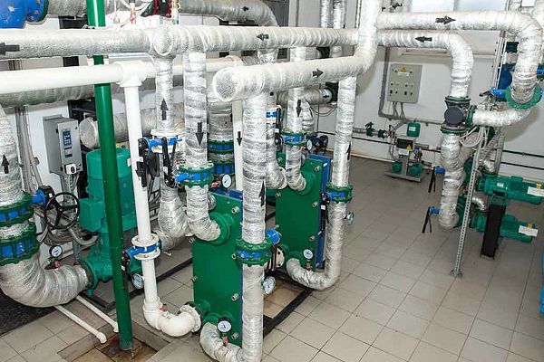 Electromagnetic flow meter application in hot or chilled water systems.