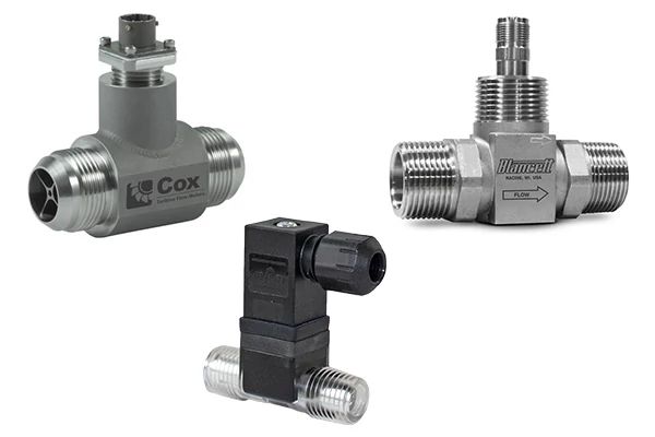 Turbine Flow Meters + measure liquids and gases.