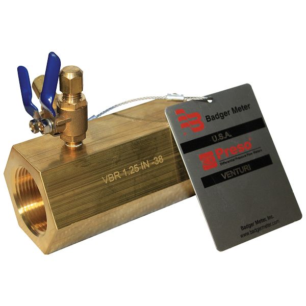 V-Brass Series Venturi Low Pressure Loss Flow Meter